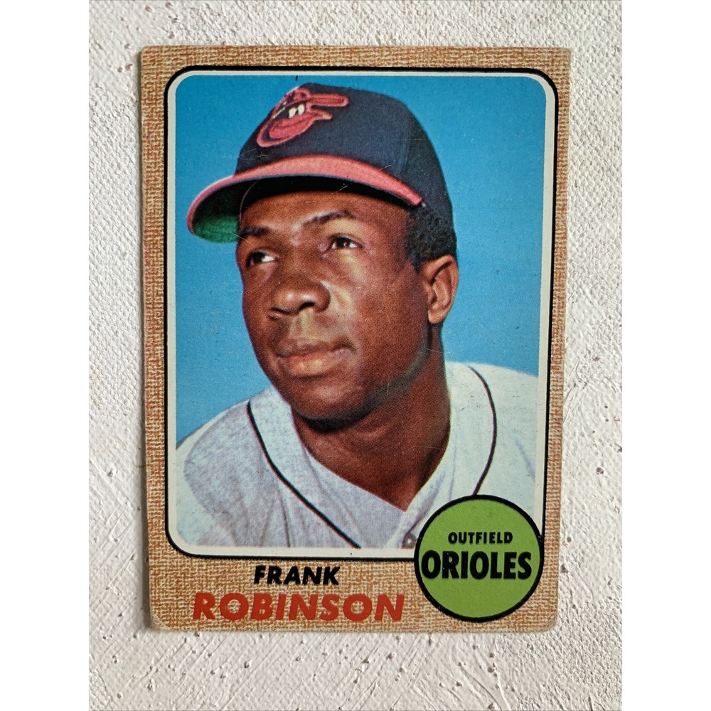 1968 TOPPS #500 FRANK ROBINSON VG CONDITION VINTAGE BASEBALL CARD HOF